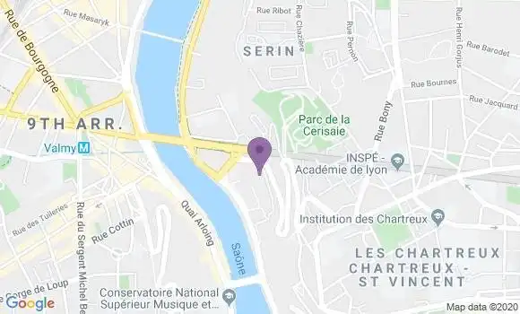 Localisation Mtre Czorny Clémentine
