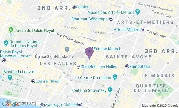 Localisation Mtre Plaza Brigitte