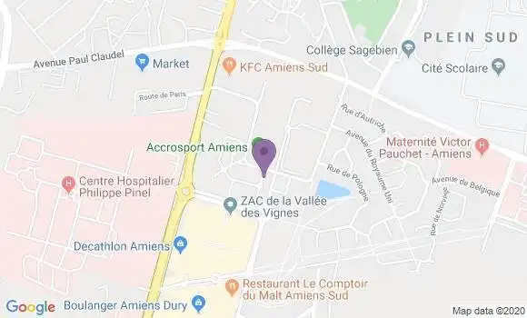 Localisation Mtre Satier Philippe
