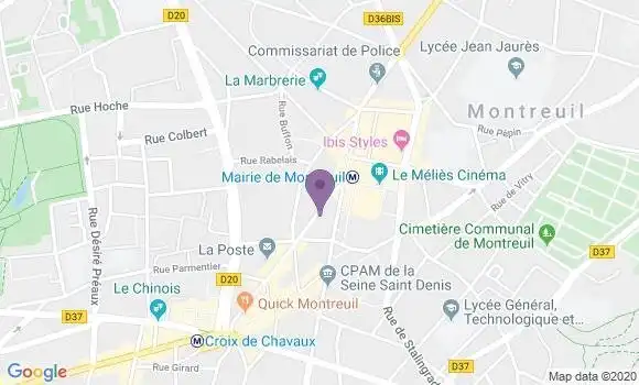 Localisation Mtre Poirier Rossi Thomas