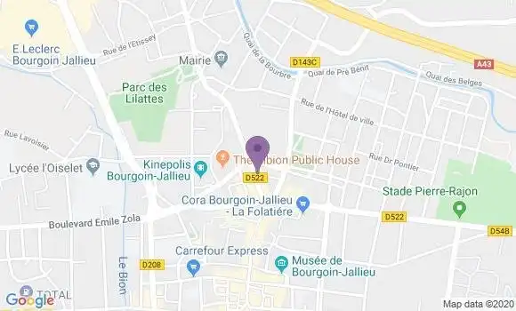 Localisation Mtre Derud Magalie