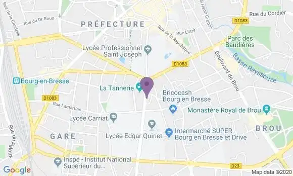 Localisation Mtre Dupont Guerinot Claire