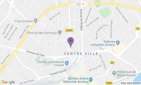 Localisation Mtre Duprat Virginie