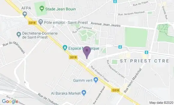 Localisation Mtre Duthel Gilles