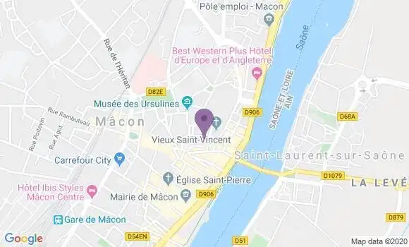 Localisation Mtre Escot Vinciane