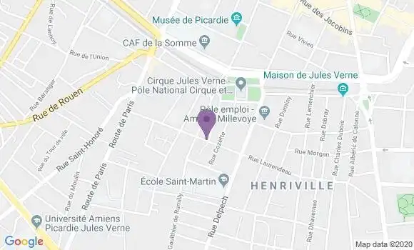 Localisation Mtre Verfaillie Emmanuel