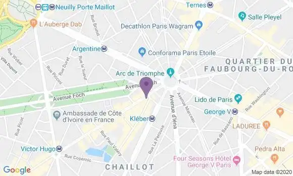 Localisation Mtre Courrege Mauricia
