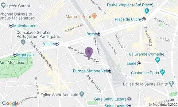 Localisation Mtre Pourtier Virginie