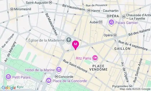 Localisation Mtre Proust Olivier