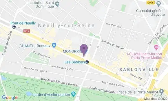 Localisation Mtre Pugliesi Daphné