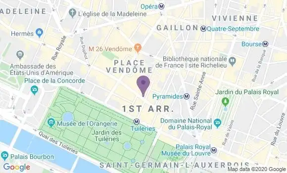 Localisation Mtre Ragno David