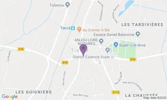 Localisation Mtre Berrue Lauren