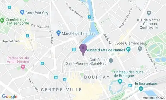 Localisation Mtre Castel Yann