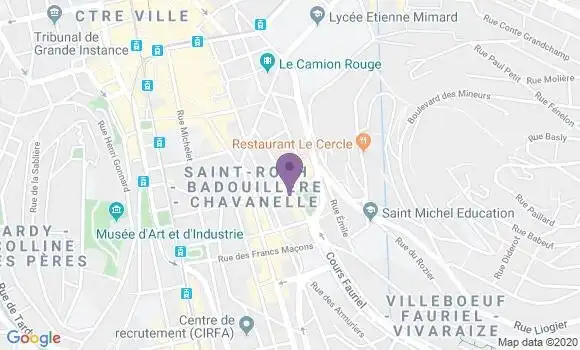 Localisation Mtre Lalanne Alexis