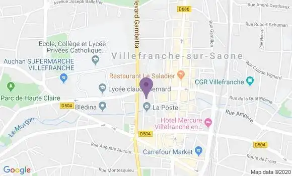 Localisation Mtre Lavirotte Eric