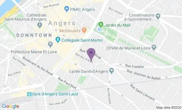 Localisation Mtre Caillet Thibault