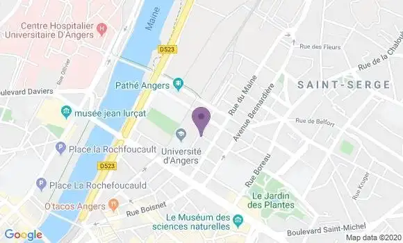 Localisation Mtre Capus Emmanuel