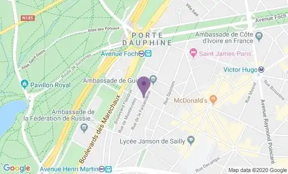 Localisation Mtre Rey Sophie