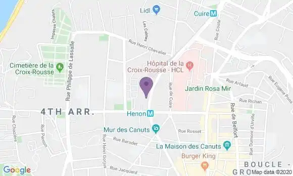 Localisation Mtre Michal Julien