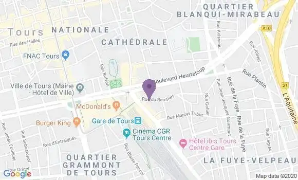Localisation Mtre Rigout Anthony