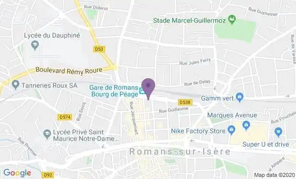 Localisation Mtre Nieuviarts Charlotte