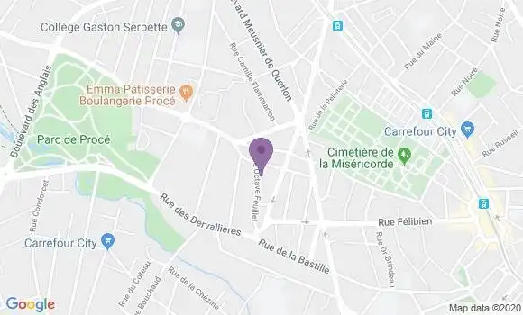 Localisation Mtre Robert Gauthier