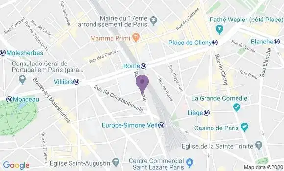 Localisation Mtre Robin Xavier