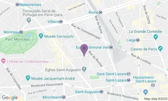 Localisation Mtre Roche Anne Lyne