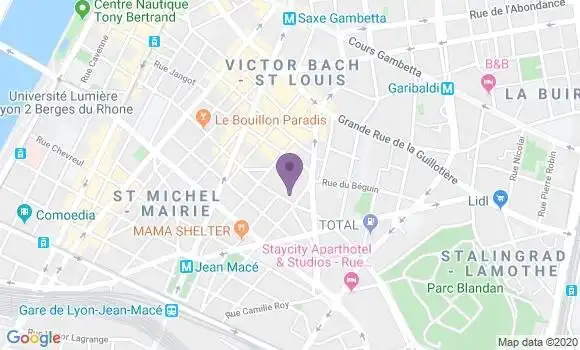 Localisation Mtre Pouderoux Eric