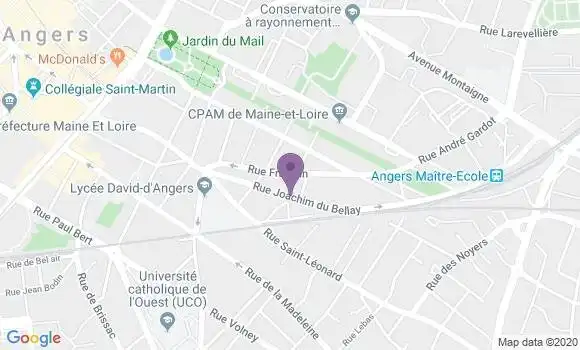 Localisation Mtre Forcadet Frédérique