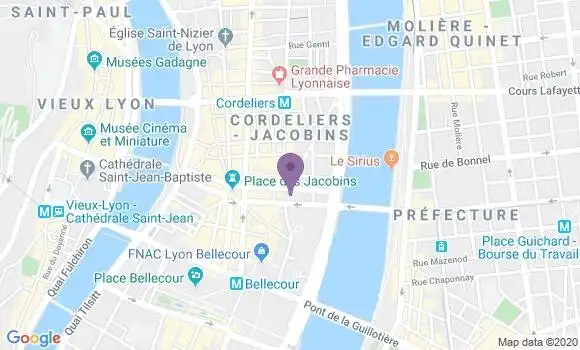 Localisation Mtre Prungnaud Claire