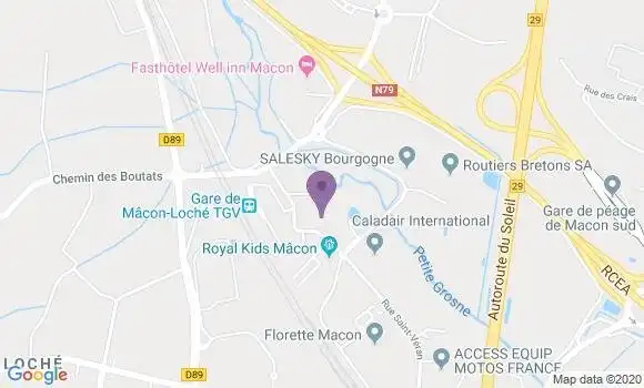 Localisation Mtre Rivier Bruno