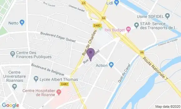 Localisation Mtre Roumeau Hugues