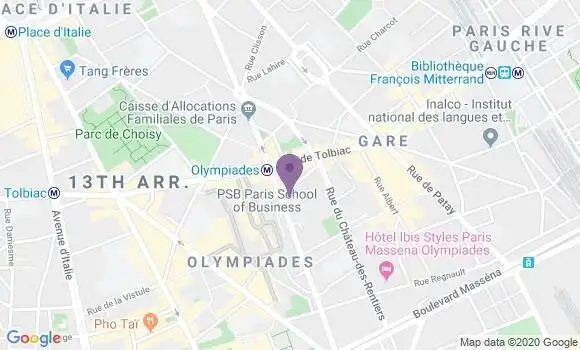 Localisation Mtre Sand Philippe