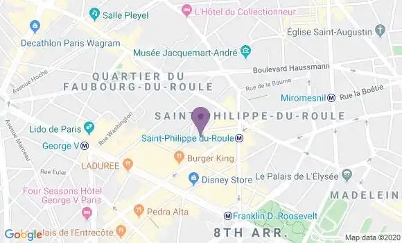 Localisation Mtre Sandoval Aurore