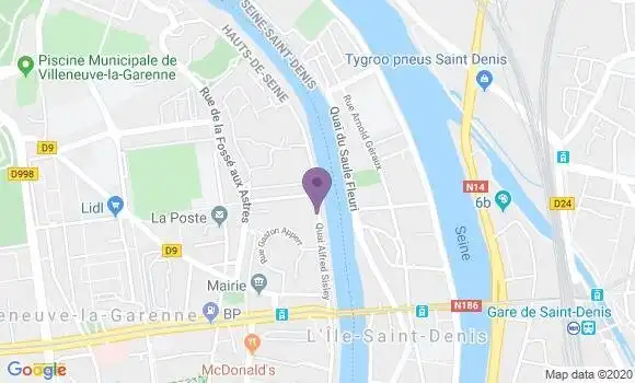 Localisation Mtre Sandrin Virginie