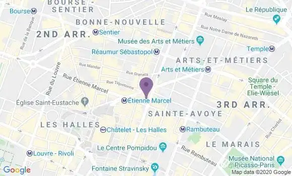 Localisation Mtre Satorra Virginie
