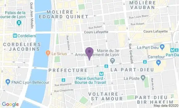 Localisation Mtre Sorlin Sylvie