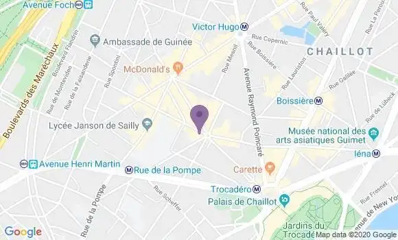 Localisation Mtre Sauret Prot Françoise
