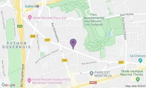Localisation Mtre Crosnier Servane