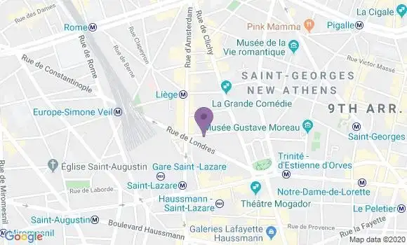 Localisation Mtre Sauvage Gilbert