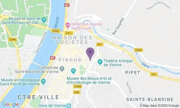 Localisation Mtre Thomasson Lionel