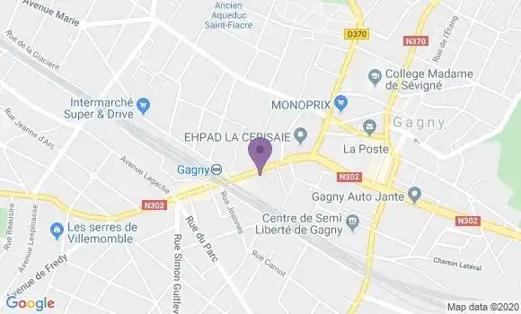 Localisation Mtre Scavello Joachim