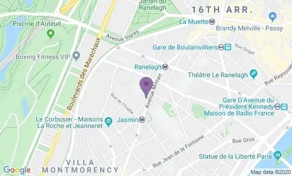 Localisation Mtre Schaack Muriel