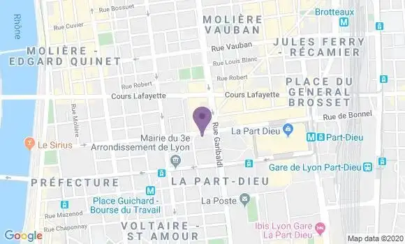 Localisation Mtre Verdier Pradat Laurence