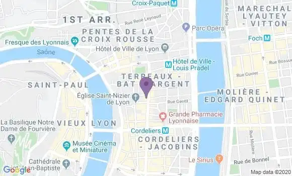 Localisation Mtre Vidal Gilles