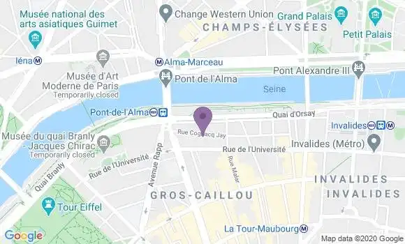 Localisation Mtre Schor Attali Michèle
