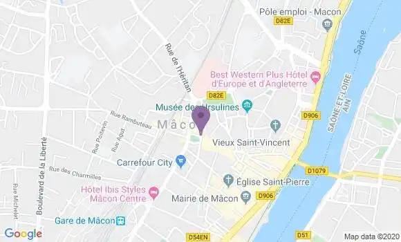 Localisation Mtre Bernet Pascale