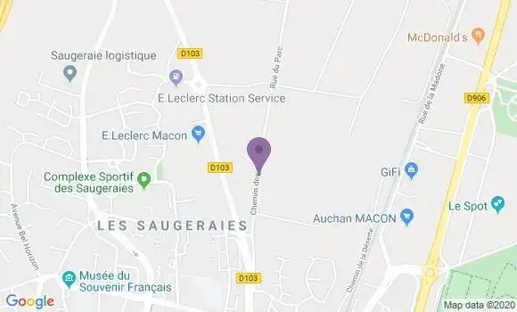 Localisation Mtre Charret Bernard