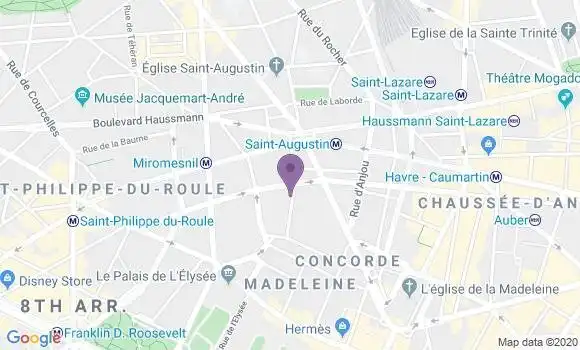 Localisation Mtre Segond Sophie